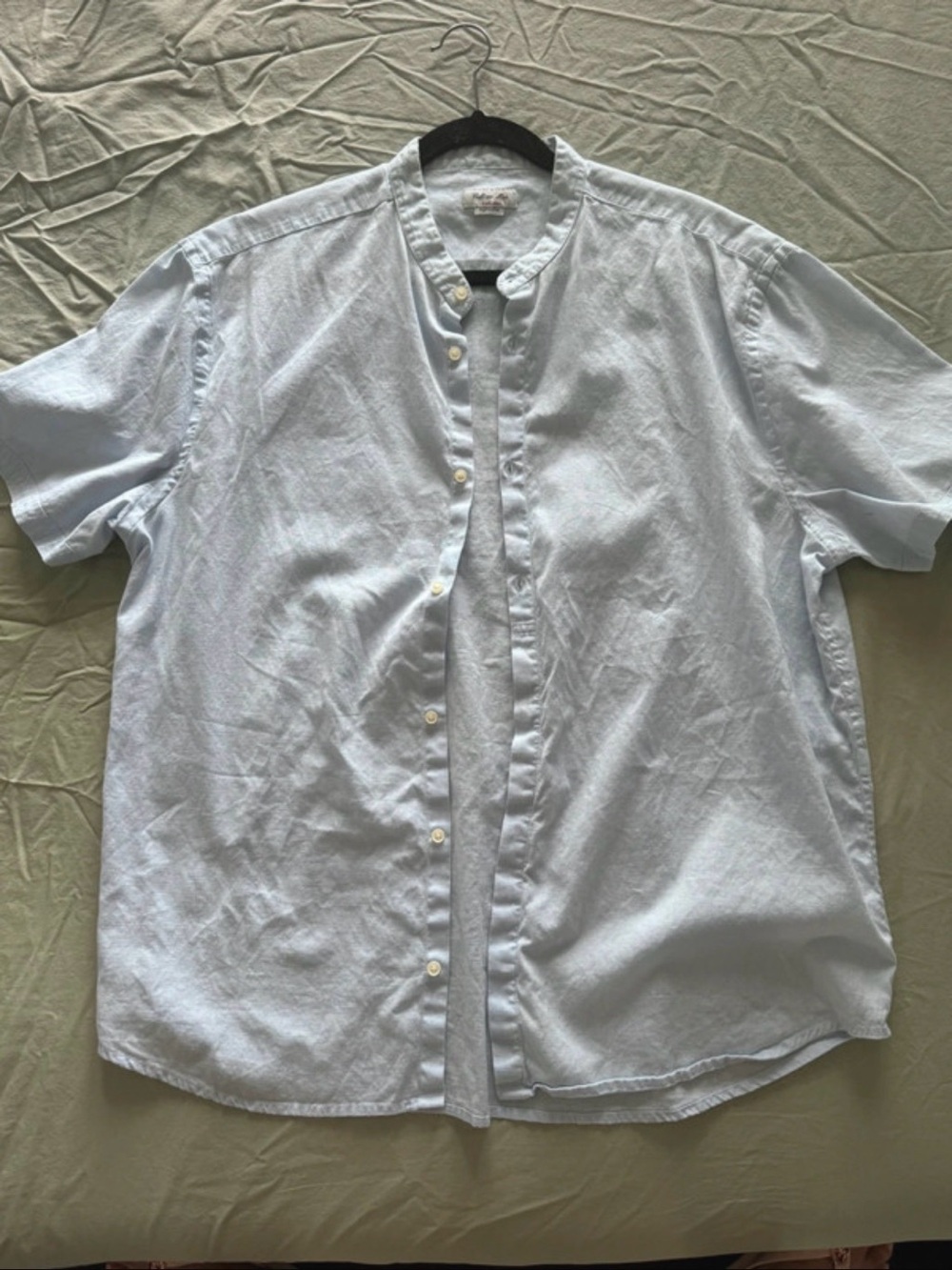 Linen short sleeve shirt